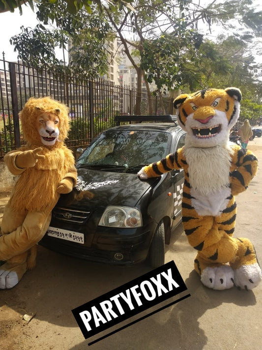 Lion & Tiger Mascots for Parties & Events