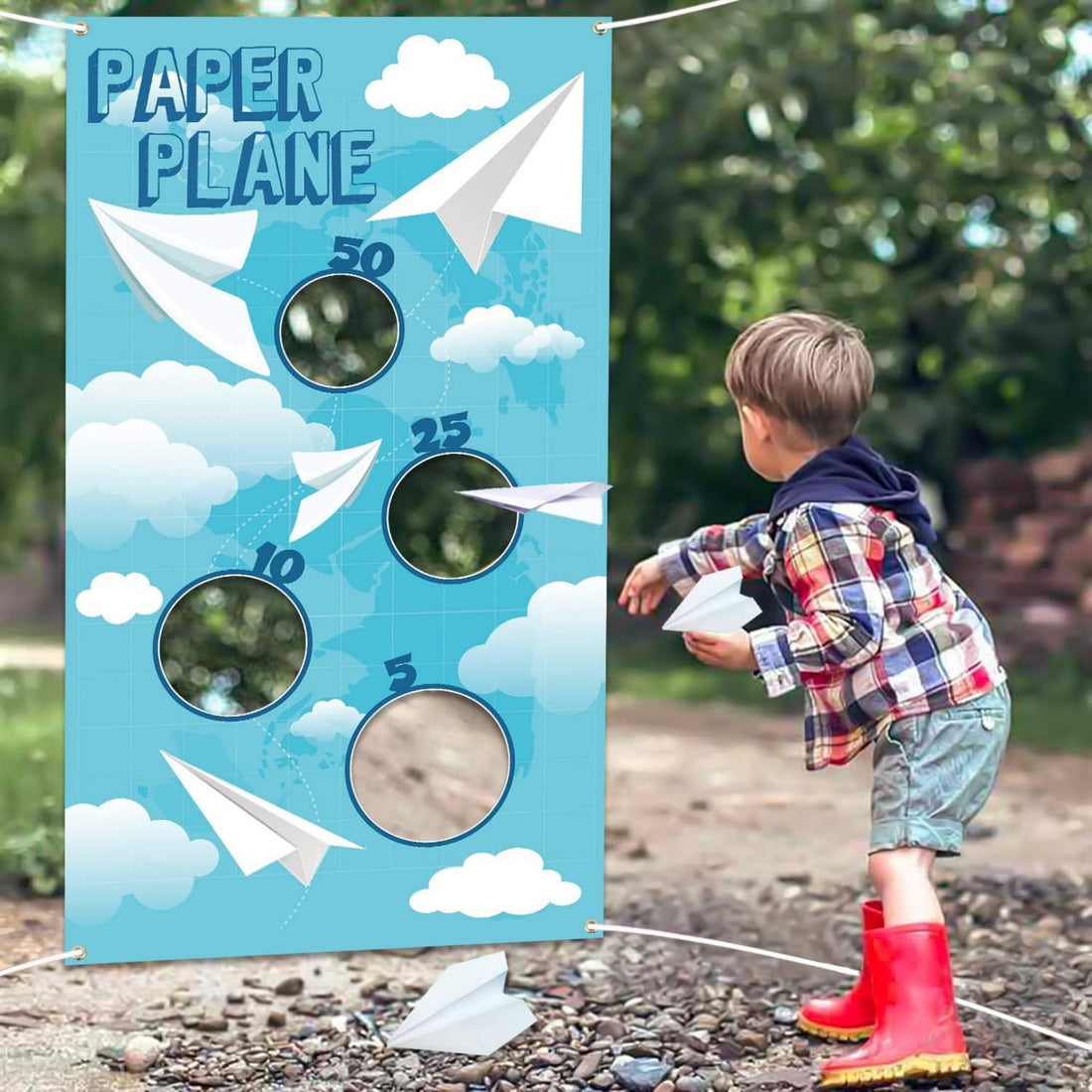 Paper Plane Toss Game Stall – PARTYFOXX Mumbai - PARTYFOXX 