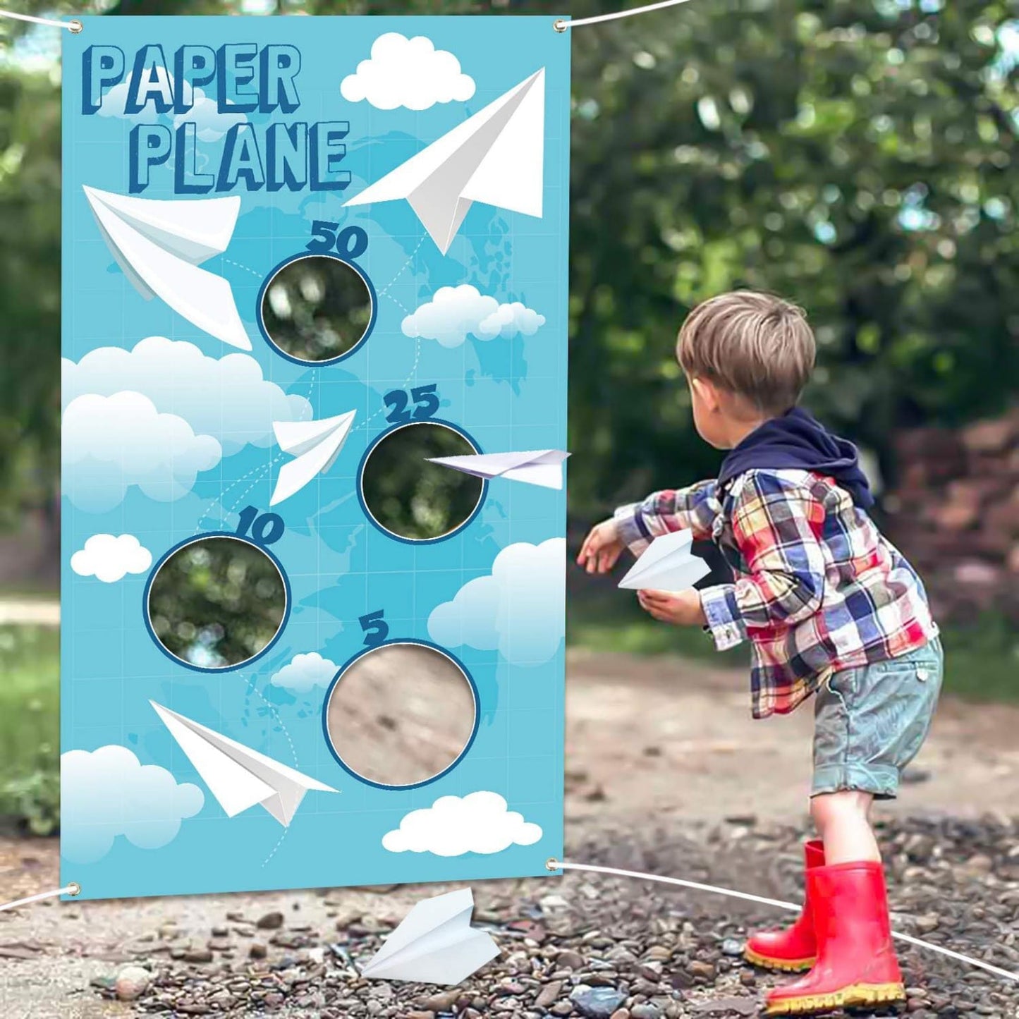 Paper Plane Toss Game Stall – PARTYFOXX Mumbai