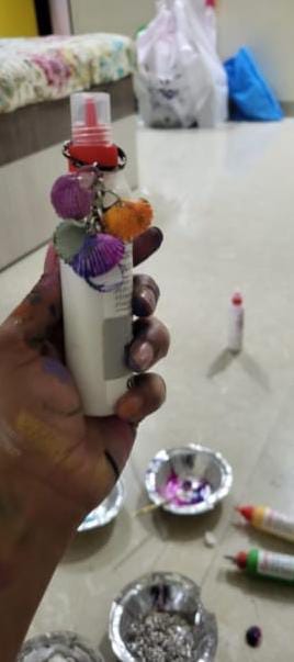 Shell Keychain Decoration Activity - PARTYFOXX 