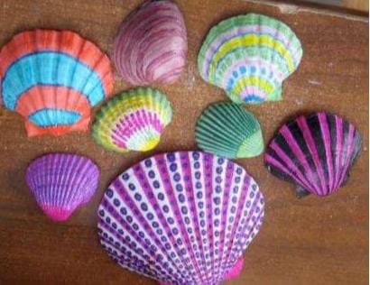 Shell Painting Activity - PARTYFOXX 