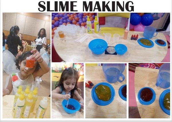 Slime Making Activity for Kids - PARTYFOXX 