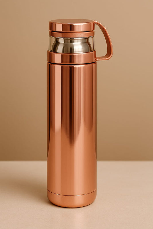 Custom Vacuum Bottle with Cup – Promotional Corporate Gifts | PARTYFOXX