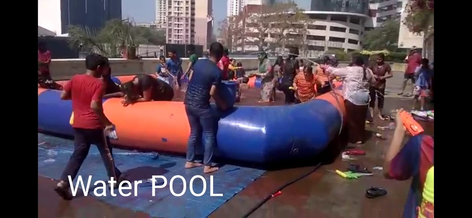 Water Pool Bouncy for Parties & Events - PARTYFOXX 